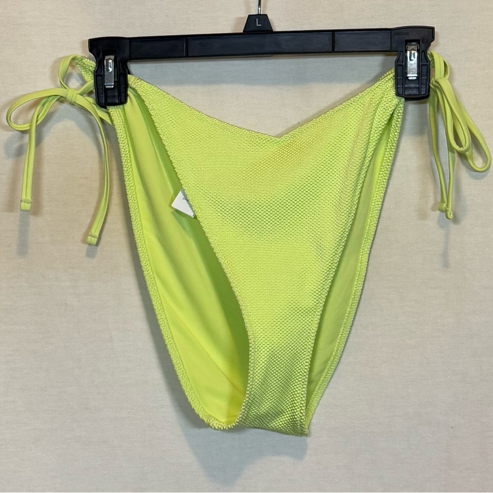 AA-87 Aerie NWT Green Cheekiest Side Tie Summer Swim Bikini Bottoms Size XL